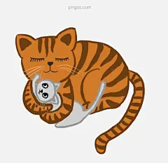 橘色猫咪和宝宝素材免抠图图片大小3545x3443px 图片尺寸3.6 MB 来自PNG搜索网 pngss.com 免费免扣png素材下载！插画#灰色#教育#橘色#卡通手绘#可爱#猫咪#萌系#亲子#手绘#网页#微信#小猫#