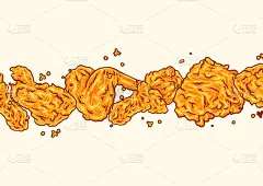 酥脆的炸鸡背景模板