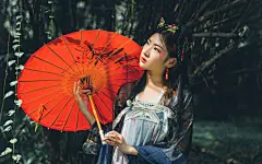 古风汉服美女唯美户外写真桌面壁纸_美女壁纸_壁纸下载_美桌网