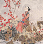 淡淡的古典清愁——来自艺术家石晶作品~ ​​​​