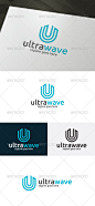 Ultra Wave Logo — Letter U - Letters Logo Templates