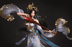 翼次方学院采集到CG角色作品集