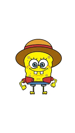 海绵宝宝呆萌创意卡通图片手机壁纸