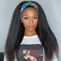 Kinky Straight Affordable Headband Wig (Get Free Trendy Headband)