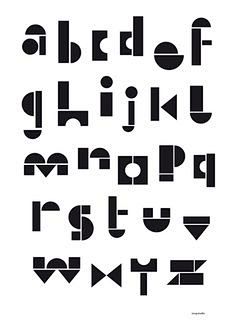 alpha­bet poster by ...