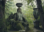 16世纪的意大利怪兽巨石公园“Parco dei Mostri ”，荒凉景象中凝固着古怪的生命力，挺适合拍恐怖电影。