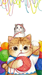 插画——动物们
一只萌猫