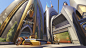 Overwatch : Numbani, Andrew Klimas : I had the pleasure of creating the payload, along with a variety of props and set dressing various areas in Numbani.

All Overwatch maps are a group effort. The following artists not only share in the credit of these w