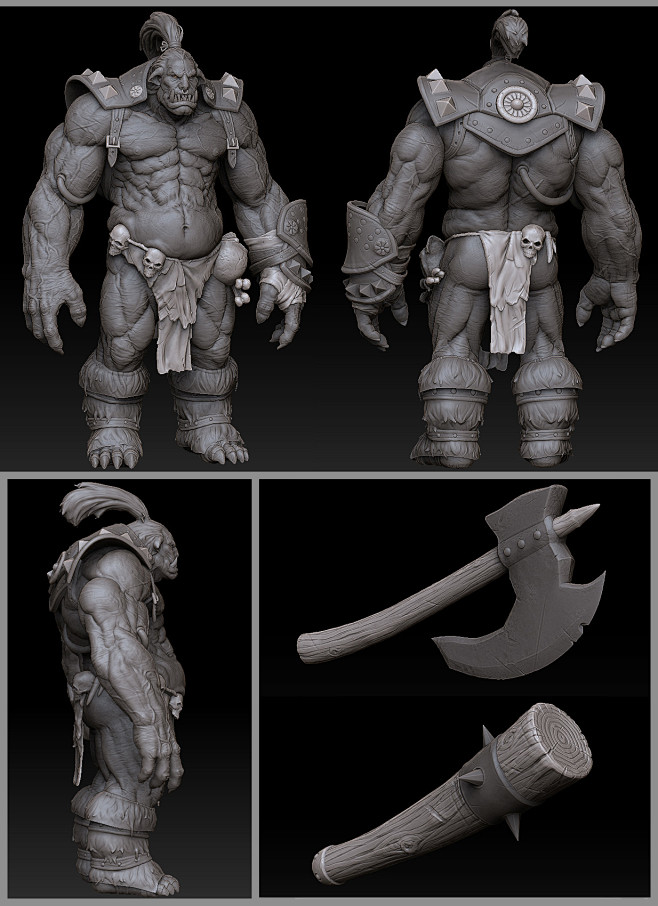 orc-zbrush #采集大赛#
