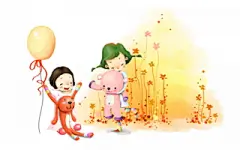 矢量一家人漫画壁纸