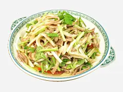 凉拌香葱肚丝免抠素材_新图网 https://ixintu.com 中华美食 传统美食 美味凉菜 餐饮美食 香葱肚丝