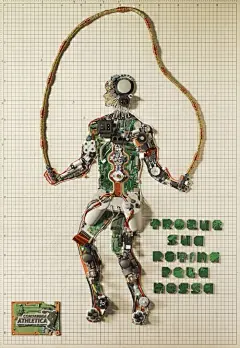 艺术家Murilo Melo为Companhia Athletica健身会所设计的零件海报 - 国外平面设计欣赏 FOREIGN GRAPHIC DESIGN - 国外设计欣赏网站 - DOOOOR.com