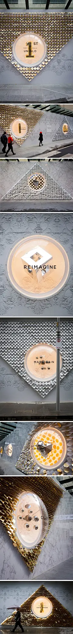 Photography: Marcel Aucar Emporium Melbourne hoarding installation