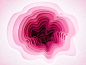 Pink gradation