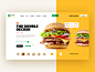 Wahlburger代理波兰餐厅汉堡汉堡网站动画网页设计ui ux app主题wordpress登陆页面网页设计网站样机英雄欢迎