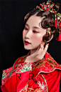 中式新娘造型_化妆造型_作品_黑光图库