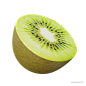 猕猴桃kiwi - @到位啦UI素材 水果3D模型素材下载