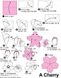 剪纸制作樱花图解 樱花剪纸手工制作教程 -  www.shouyihuo.com