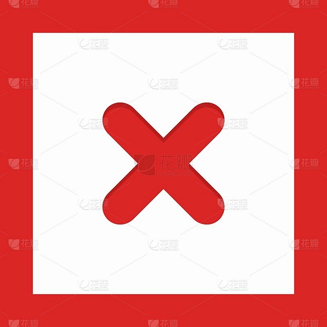 错误的分数，打叉的分数，拒绝，不同意，不，错误，不好，错误的选择，任务完成，投票。-向量标记符号在红