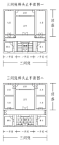 图解闽南传统建筑之基本布局（二） : 泉州三间张与五间张（二）：榉头止 两落大厝是泉州比较常见、比较标准的住宅布局。而布局较小的住宅只有一落，如「三间张榉头止」、「五间张榉头止」的三合院式布局。 榉头止，"kír-thâu-tsí "，就是住宅只...