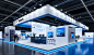 AI智能 展览，展览设计，展台，展台设计 Exhibition Design  booth Exhibition  Stand booth design 3D 3ds max aigc
