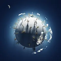 地球 世界极坐标42072_星空地球_其它类_图库壁纸_联盟素材