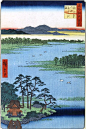 日本平面艺术広重の世界 - Ukiyoe by HIroshige