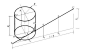 圆柱螺旋线_百度百科 : 圆柱螺旋线是一种常见的曲线，是螺旋线的一种。一个动点沿圆柱面的母线作匀速直线运动，同时该母线又绕圆柱面的轴线作匀速转动，点的这种复合运动的轨迹称为圆柱螺旋线。决定一圆柱螺旋线的三个基本要素是：圆柱螺旋线的直径D、导程H及旋向。