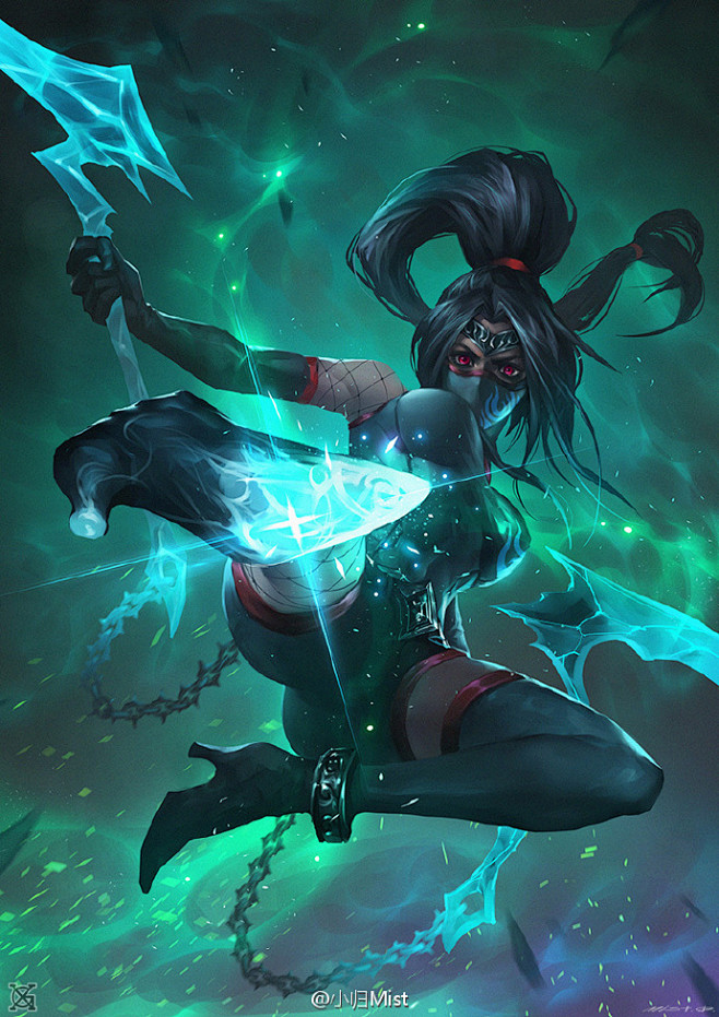 #英雄联盟# #LOL皮肤# 鬼灵刺客—...