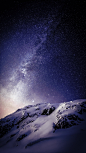 General 1522x2706 sky mountains portrait display night snow edited iOS