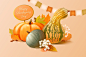 Free vector realistic thanksgiving illustration