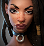 Beauty, Leonardo Viti : Another quick project. Modeled in Zbrush, Texturing in Substance Painter and rendered in Renderman. Based on a Eric Anthony's sketch. https://www.instagram.com/ericanthonyj/?hl=en