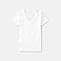 The Cotton V-Neck : A classic V-neck tee made from the softest lightweight Supima cotton we could find.