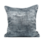 帛仑美现代简约简欧软装抱枕咖啡金色样板间编织银色蓝色靠垫
