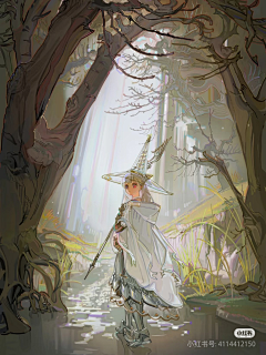 苍甲燕云采集到人物插画.场景类.小场景