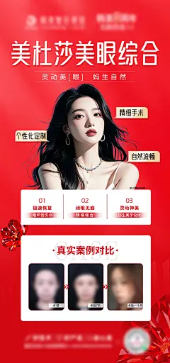 编号：13580026589063952【享设计】源文件下载-美杜莎美眼综合案例海报