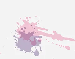 油漆泼墨矢量_新图网 https://ixintu.com 手绘 浅色 紫色 泼墨 矢量