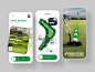 Golf Course Tracking App UI