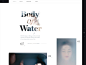 Layout & typography experiment —Ino Zeljak website web layout experiment clean minimal simple ui typography light landing page