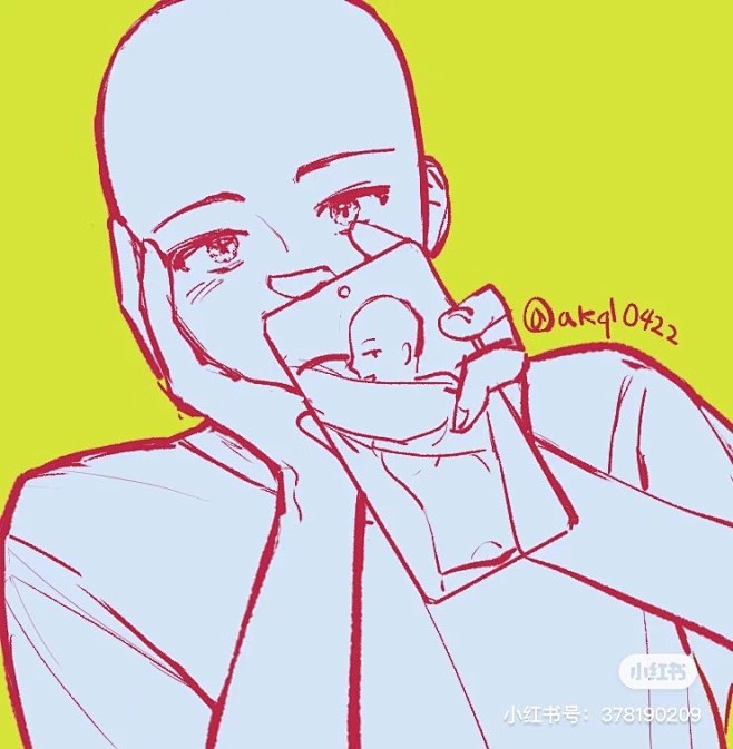 打电话各种姿势的参考