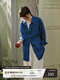 Rewear Collection 20 全亚麻砂洗肌理凉感宽松长袖防晒衬衫14073-淘宝网
