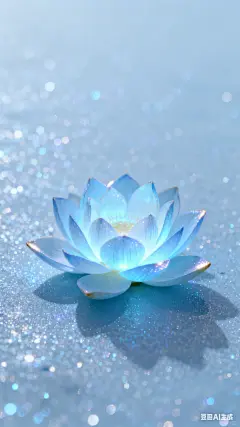 禅意荷花手机壁纸蓝色系 - 小红书