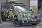 Lachute Subaru - 2017 Outback 3.6R - Camo : 
Brand: Subaru Model: Outback 3.6R LimitedYear: 2017Couleur: Green
Modifications:
Tires: 245/65R17 BFGoodrich All Terrain T/A KO2
Wheels: Motegi Racing MR118 17x8 Offset 45
Lift kit: 2
