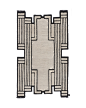 Asmara designed by Federico Pepe | Produced by cc-tapis : A rug named Asmara as a tribute to the capital of Eritrea, now recognized as a UNESCO World Heritage Site thanks to it’s modernist architecture, designed by visionary architects in the fascist colo