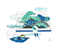 #插画狂想# 茶与四季。 by ChiuRoad Studio ​​​​