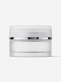 Frosted cosmetic jar mockup