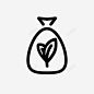 袋有机有机产品 繁荣 icon 图标 标识 标志 UI图标 设计图片 免费下载 页面网页 平面电商 创意素材