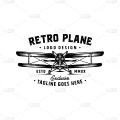 品牌名称,飞机,航展,双翼飞机,证章,天空,复古,剪影,训练
