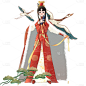 手绘风-中国风人物插画-贾宝玉
