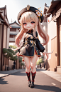 00099-4345649-full body,chibi,masterpiece, best quality, extremely detailed, hu tao _(genshin impact_), 1 girl standing,backround is a traditi